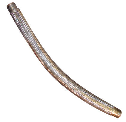 thumbnail image 2 of Vixen Horns VXA7336B 3/8" NPT Stainless Steel Braided Leader Hose With Check Valve (24" Black) 2 of 6
