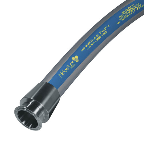 Novaflex 6403 FDA UHMW Tube EPDM 200 PSI Food Suction & Discharge Hose