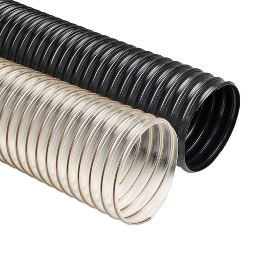 Flexaust Flexadux® PU (Flx-Thane® MD) Series 50 ft. Duct Hose (-65°F to 225°F) (Black)