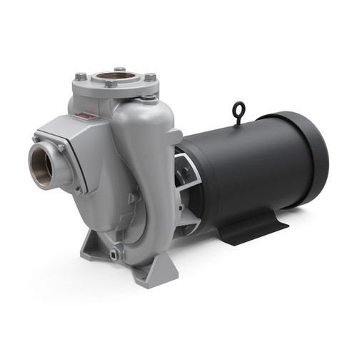 MP Pumps Petroleum 8 PO Series 2 in. NPT Self Priming Cast Iron Centrifugal Pump, Pump Assembly, 2 HP Motor, 150 GPM