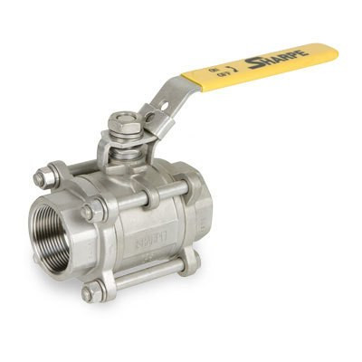 Sharpe 1/2 in. NPT 3-Piece 316 Stainless Steel 1000 WOG Ball Valve