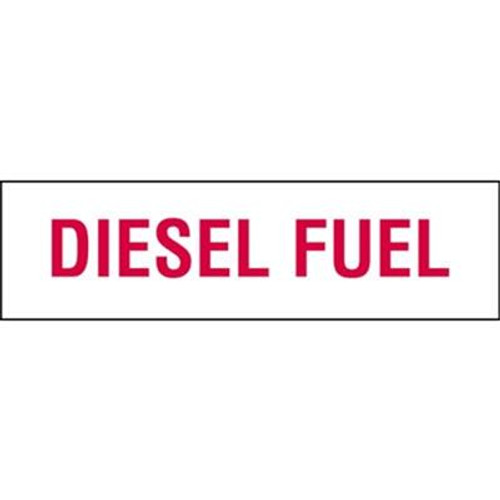 Diesel Fuel Vinyl Sticker 6 in. x 21 in.