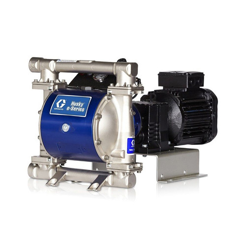 Graco Husky 1050e 1 in. Stainless Steel 110VAC Diaphragm Pumps w/ PTFE Diaphragms & Balls, Stainless Steel Seats