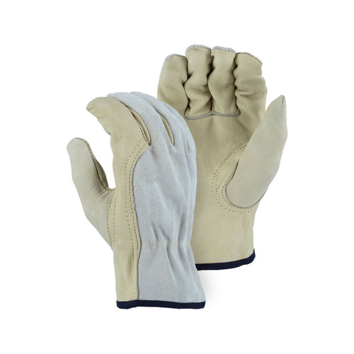 Majestic Combination Leather Driver Gloves - Extra Small