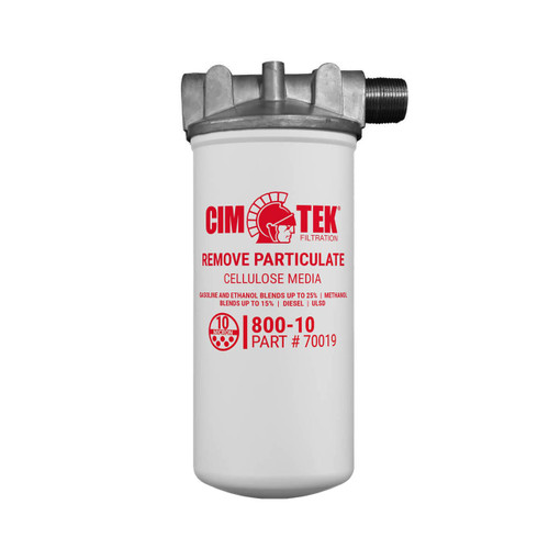 Cim-Tek 1 in. High Flow Gasoline Transfer Pump Filter Kit - 10 Micron - 40 GPM