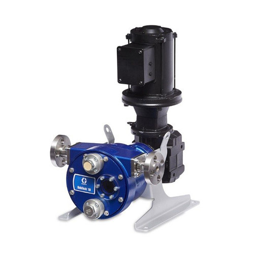 Graco SoloTech 10 Positive Displacement Hose Pump w/ Brushless DC Motor & 316 SS Hose Barb - 2/3 GPM