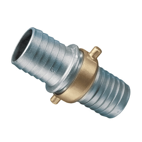 Kuriyama Aluminum Pin Lug Hose Shank Coupling w/ Brass Swivel Nut - Complete Set - NPSM Thread