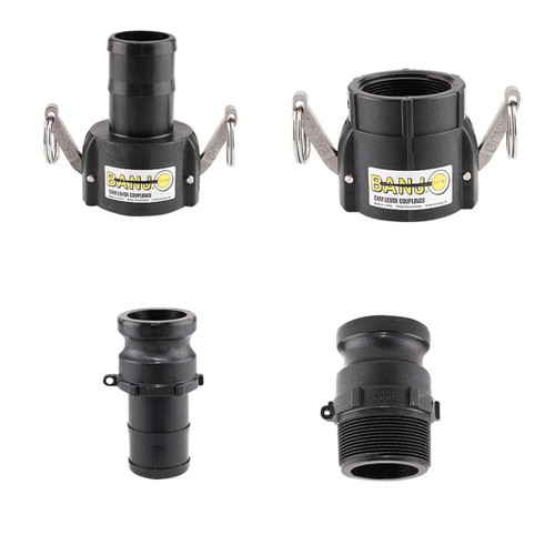 Banjo 3/4 in. x 1/2 in. Polypropylene Cam Lever Couplings