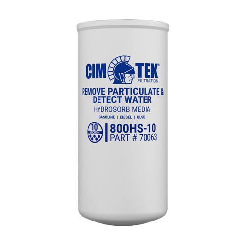 Cim-Tek 70063 800HS-10 10 Micron Water Detection Particulate Fuel Filter