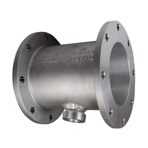 Dixon 4 in. Aluminum TTMA Flange Extension w/ 1/2 in. FNPT Port