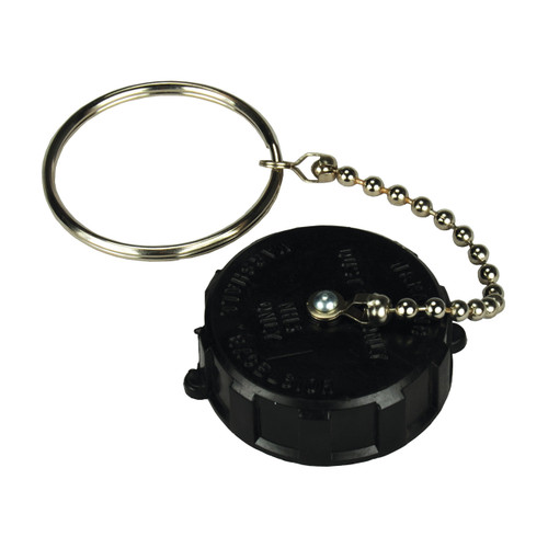 Dixon 1 3/4 in. LP Gas Plastic Female Acme Cap w/ Ring & Chain - For Anhydrous Services
