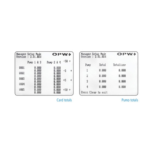OPW Petro Vend 100 Fuel Control System w/ Four Hoses, Transaction