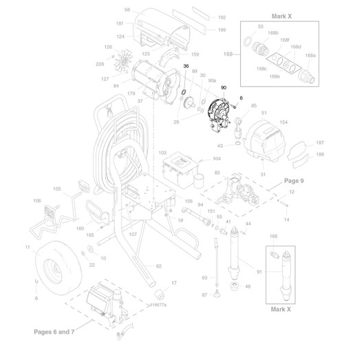 Graco Drive Housing Repair Kit for Mark VII Sprayers