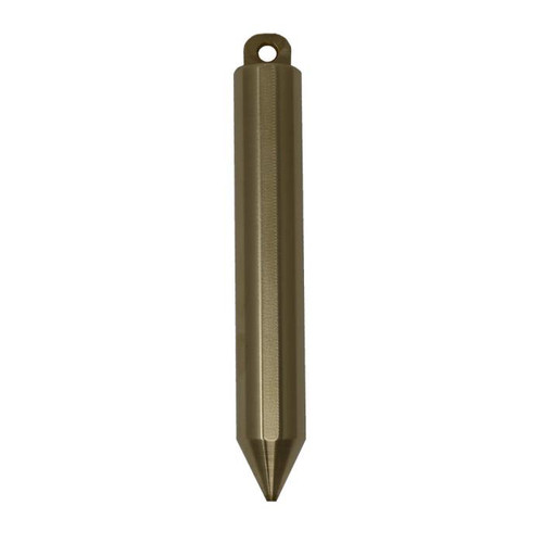 Lufkin 20 oz. Non-Graduated Brass Plumb Bob - 6 3/4 in. Length