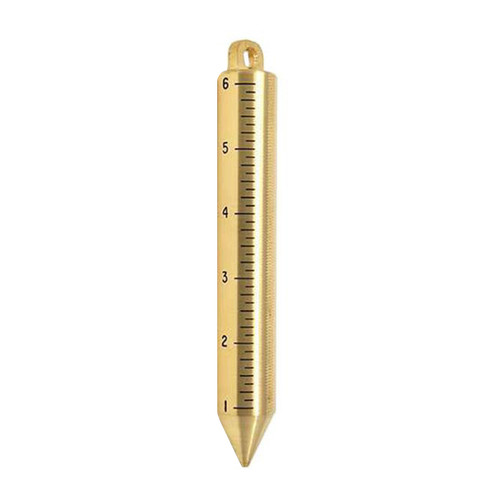 Lufkin 20 oz. Graduated Brass Plumb Bob - 6 3/4 in. Length