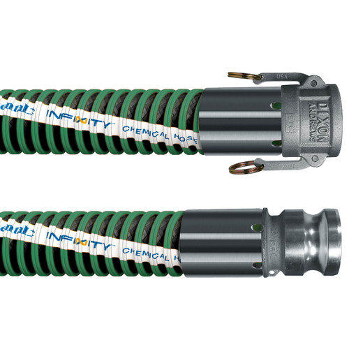 Continental ContiTech Infinity™ 3 in. 150 PSI Chemical Hose w/ Stainless Steel C x E Quick Couplings