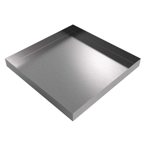 Killarney Metals 24 in. x 24 in. Square Stainless Steel Drip Pan