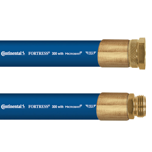 Blue Fortress 300 with Microban Cover & FDA Tube Assembly with Brass Garden Hose Thread Fittings