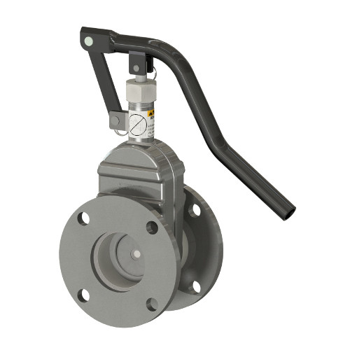 Betts Stainless Steel ANSI Flange x ANSI Flange Manual Sliding Valve w/ 316 SS Stem & Gate