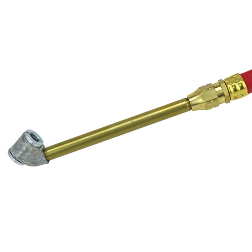 Milton S506 Original Dual Head Chuck Tire Inflator Gauge 15 in. Hose