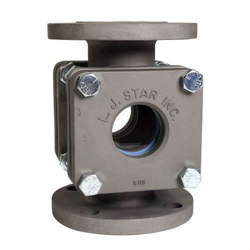 LJ Star Visual Flow Indicators Standard Flanged Models w/Flapper, Carbon Steel