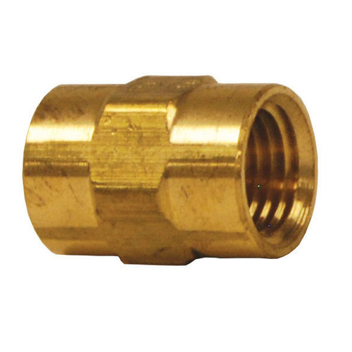 Dixon Brass 3/8 in. NPT Female 7/8 in. Hex Coupling