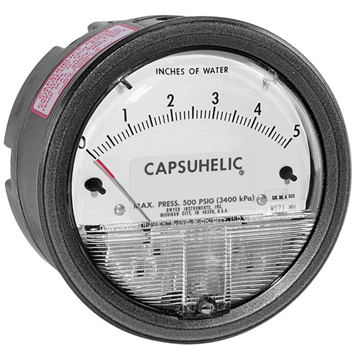 Dwyer Series 4000 Capsuhelic® Differential Pressure Gauge