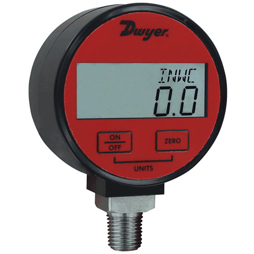 Dwyer Series DPGA Digital Pressure Gauge w/1% Accuracy For Air & Compatible Gases