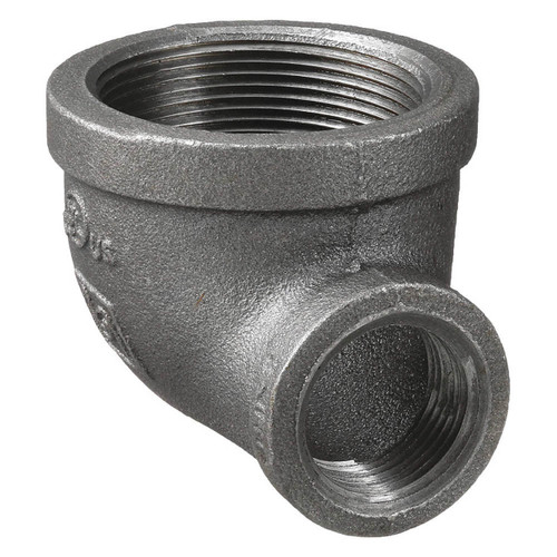Service Metal Series SBR90 150 Black Malleable Iron 1/2 in. x 1/4 in. 90° Reducing Elbows