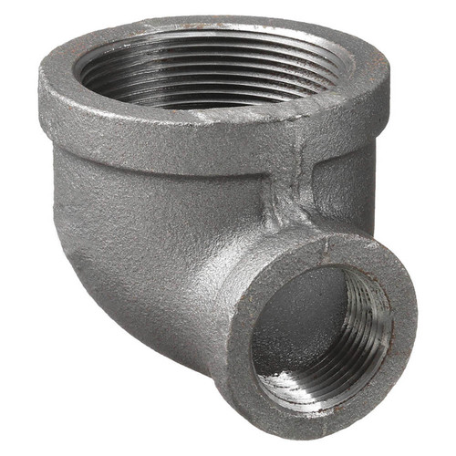 Service Metal Series SBGR90 150 Galvanized Malleable Iron 1-1/4 in. x 1/2 in. 90° Reducing Elbows
