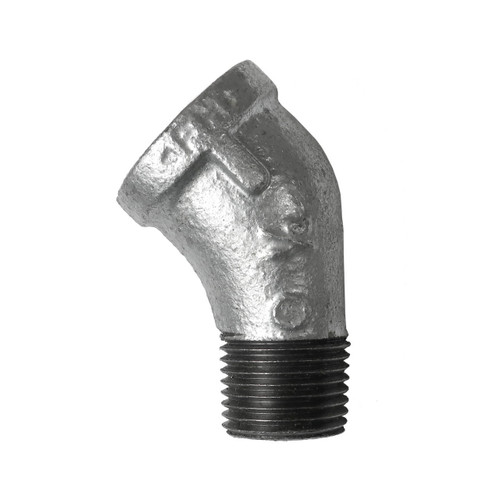 Service Metal Series SG45STR Class 150 Galvanized Malleable Iron 1-1/4 in. 45° Street Elbows