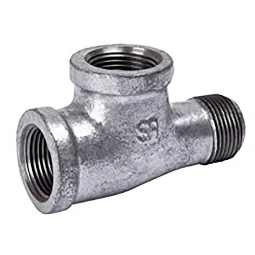 Service Metal Series SGTSTR Class 150 Galvanized Malleable Iron 1 in. Service Tees