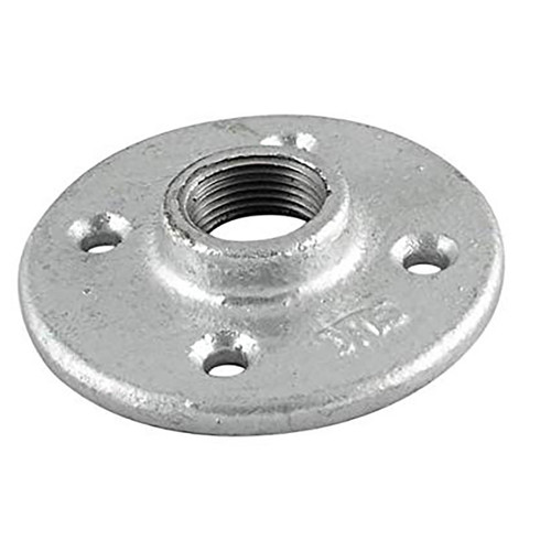 Service Metal Series SGFF Class 150 Galvanized Malleable Iron 1/2 in. Floor Flange