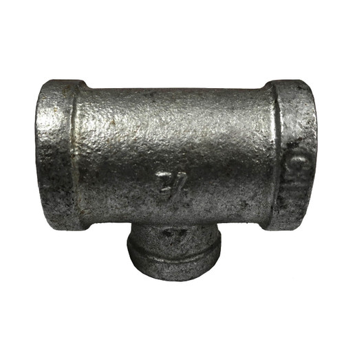 Service Metal Series XBRT Class 300 Black Malleable Iron 3 in. x 2 in. Reducing Tees