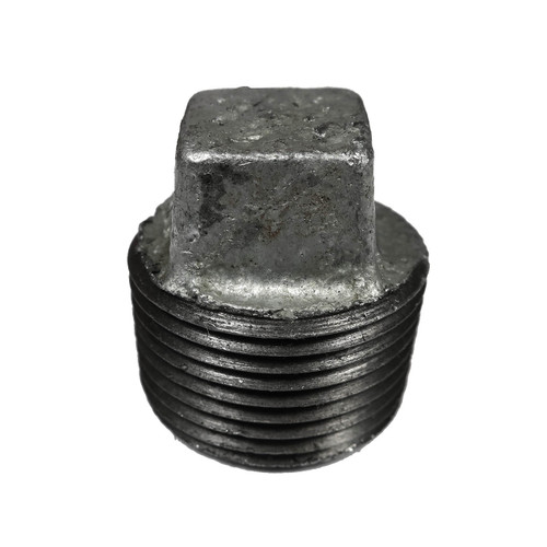 Service Metal Series SGSHP Class 150 Galvanized Malleable Iron 1-1/4 in. Square Head Plugs