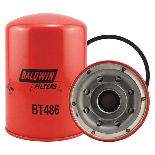 Baldwin Filters BT486 Spin-On Oil Filter, Full-Flow, 1 1/2 in. Thread, 12 Micron, Each