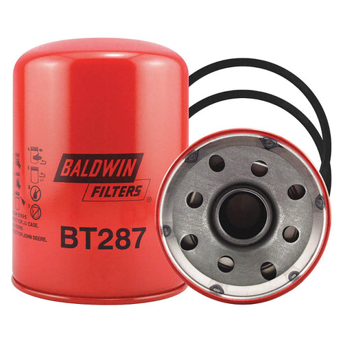 Baldwin Filters BT287 Spin-On Oil Filter, Full-Flow, 1 1/2 in. Thread, 23 Micron, Each