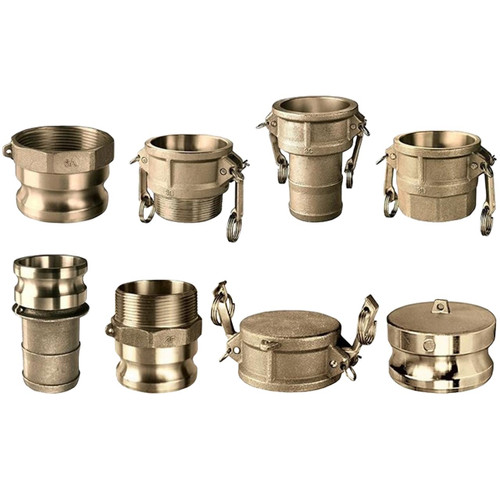 Kuriyama 5 in. Brass Quick Couplings