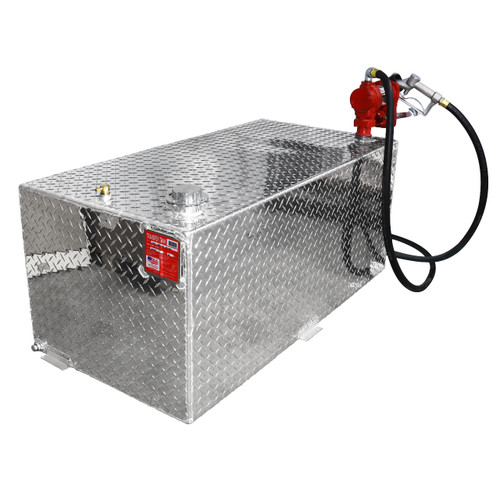 RDS 95 Gallon Aluminum DOT Certified Tank with 15 GPM Transfer Pump