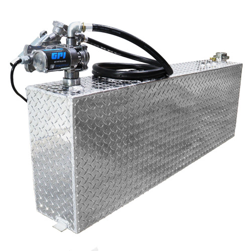 RDS 45 Gallon Aluminum DOT Certified Tank with 8 GPM Transfer Pump