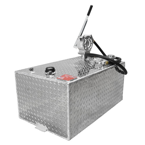 RDS 55 Gallon Aluminum DOT Certified Tank with GPI HP-100 Hand Pump