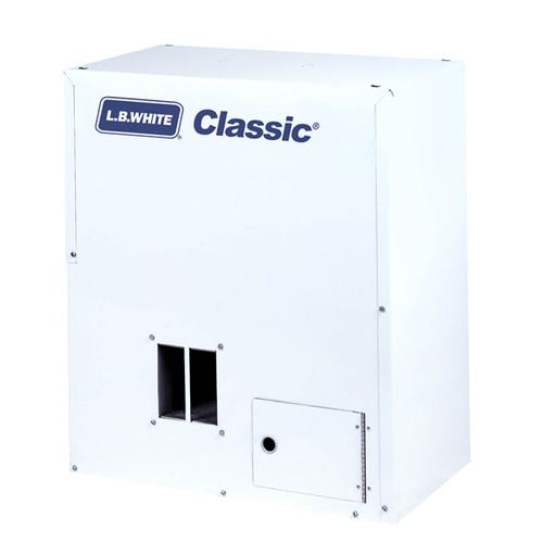 L.B. White Classic Forced Air Heater w/J-BOX, 60,000 BTU, LP Gas, 1- Stage (AG Use Only)