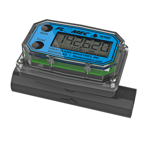 GPI TM Series 3/4 in. Spigot Electronic Water Flow Meter w/ LCD Display