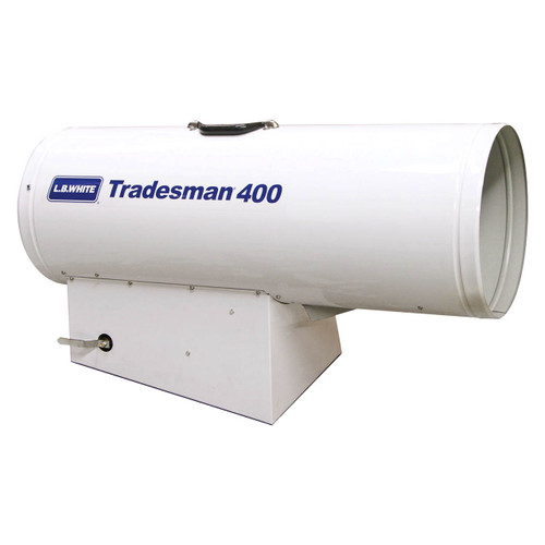 L.B. White Tradesman® 400 Forced Air 400,000 BTU Direct Fired LP Open