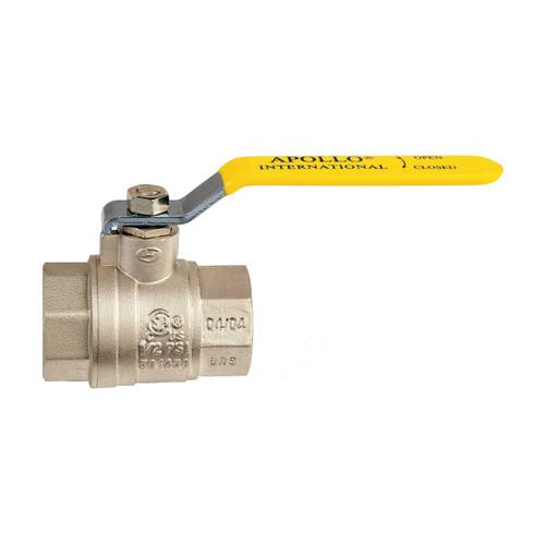 Apollo 94A Series 1 1/2 in. FNPT Forged Brass Ball Valve - Full Port