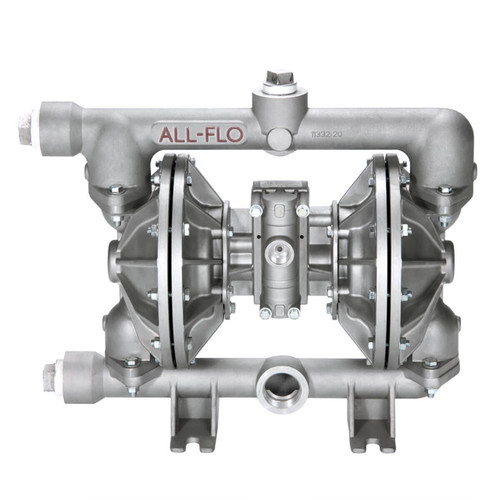 All-Flo A150 1 1/2 in. NPT Aluminum Air Diaphragm Pumps w/ PTFE Diaphragms & Balls, Nylon Seats