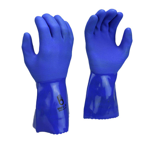 Bellingham Glove 6601 Triple-Dipped PVC/Nitrile 12in. L Gauntlet Glove, 12 Pairs/Pk