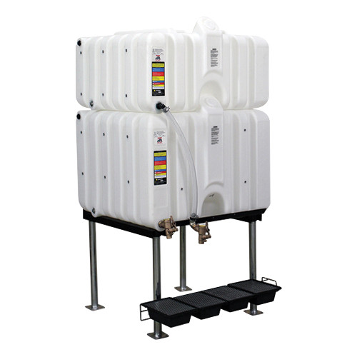 Rhino Tuff Tanks 80/120 Gal. Gravity Feed Poly. Tank Package