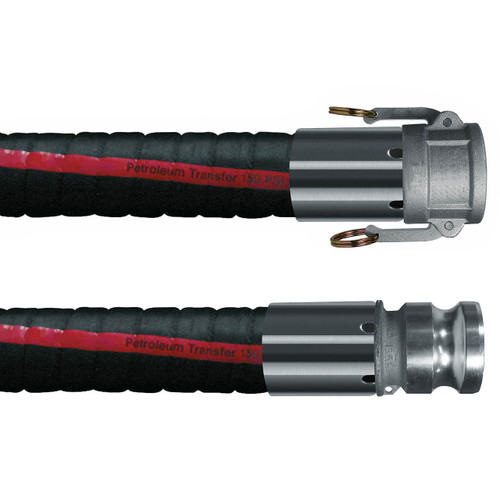 Gates Fuel Master™ 150SD 2 in. Transfer Hose Assembly w/ Female Coupler x Male Adapter Ends