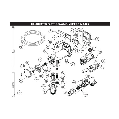 GPI M-3425 Series Pump Replacement Parts